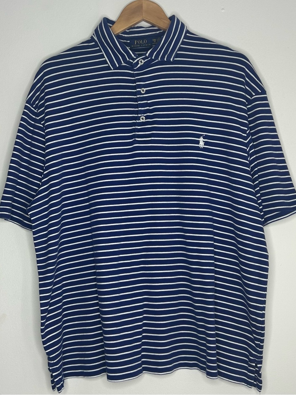 Polo by Ralph Lauren Navy & White Striped Polo